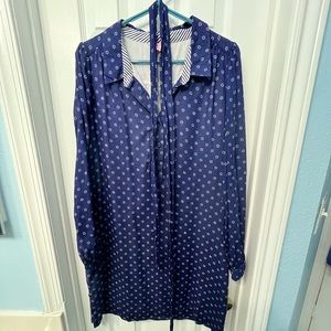 Lilly Pulitzer Blue Shirt Dress
